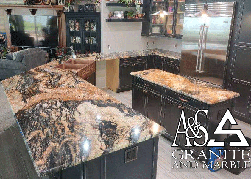 Magma Gold Kitchen Countertops