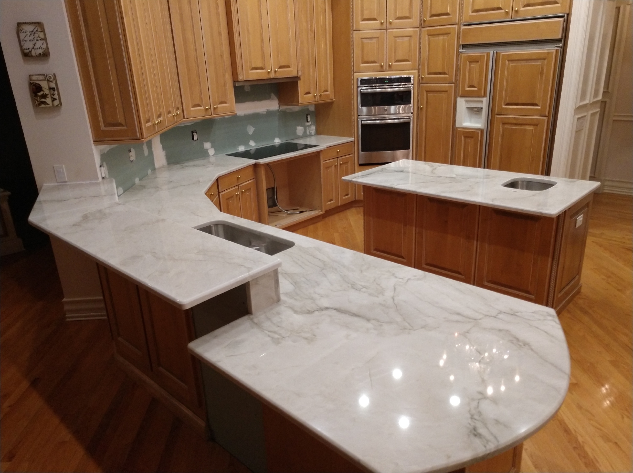 Sedo Pearla Exotic Quartzite Kitchen Stone Countertop Remodel In Sedo Pearla Exotic Quartzite Kitchen