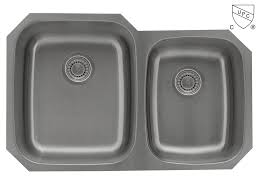Pelican PL-vs6040 60/40 Stainless Steel Undermount Kitchen Sink