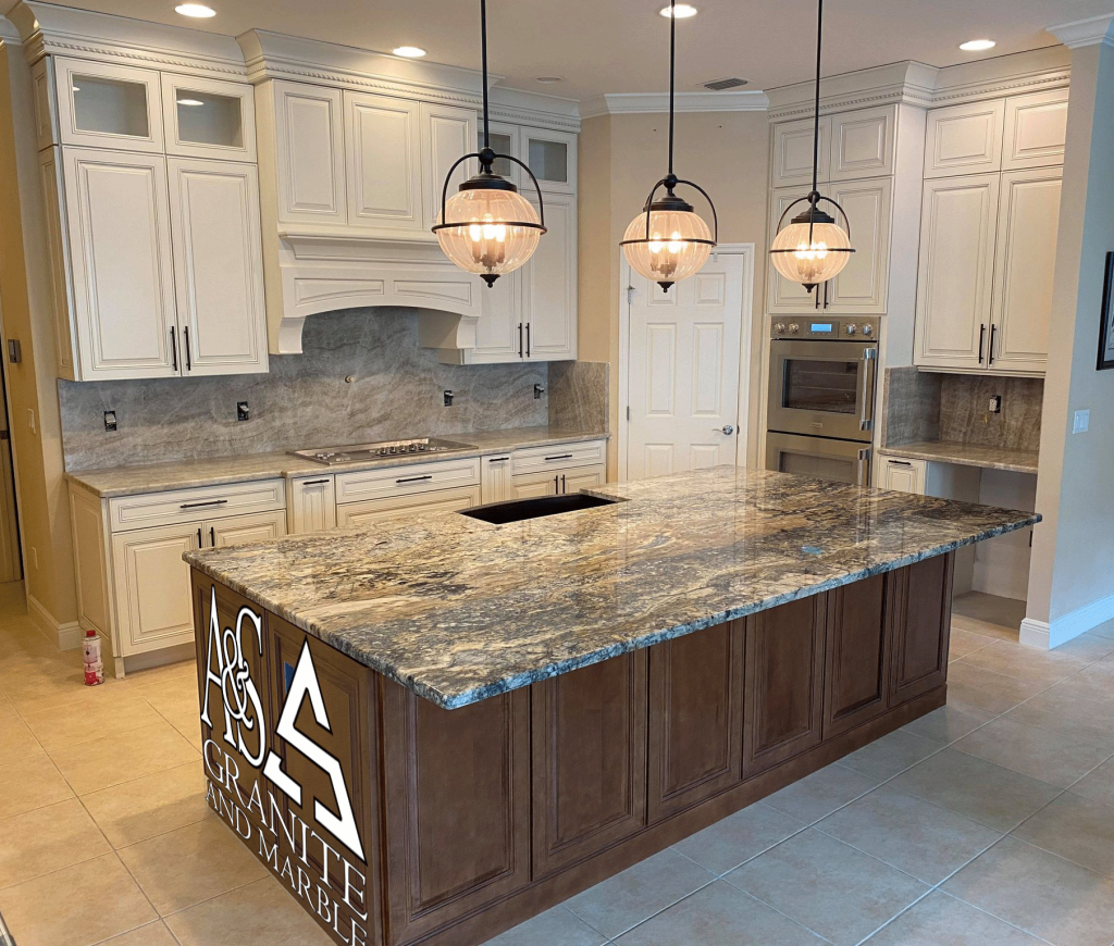 Beautiful Exotic Quartzite Kitchen