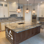 Contrast And Color – Beautiful Exotic Quartzite Kitchen With Full Height Splash